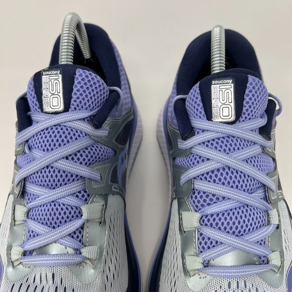 Saucony ISO Fit Running Shoes Sneakers Size 11 Women Athletic Gray Purple - Picture 4 of 10